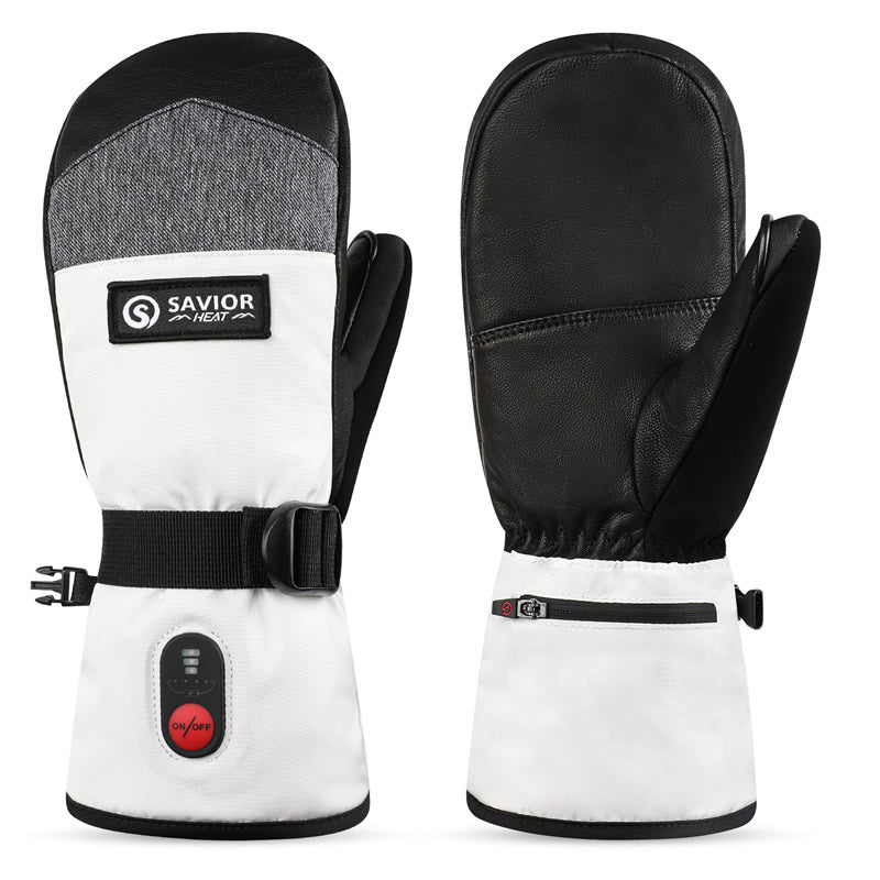 Skiing gloves,Goat Leather gloves -Heated Gloves | Smart gloves | Heated Footwear   SKGU11MW