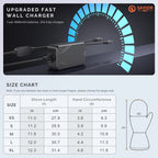 Skiing gloves,Goat Leather gloves -Heated Gloves | Smart gloves | Heated Footwear   SKGU11MW