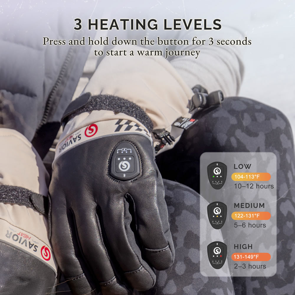 Cycling Gloves,Water Resistant Gloves -Heated Gloves | Smart gloves SKGP03FW