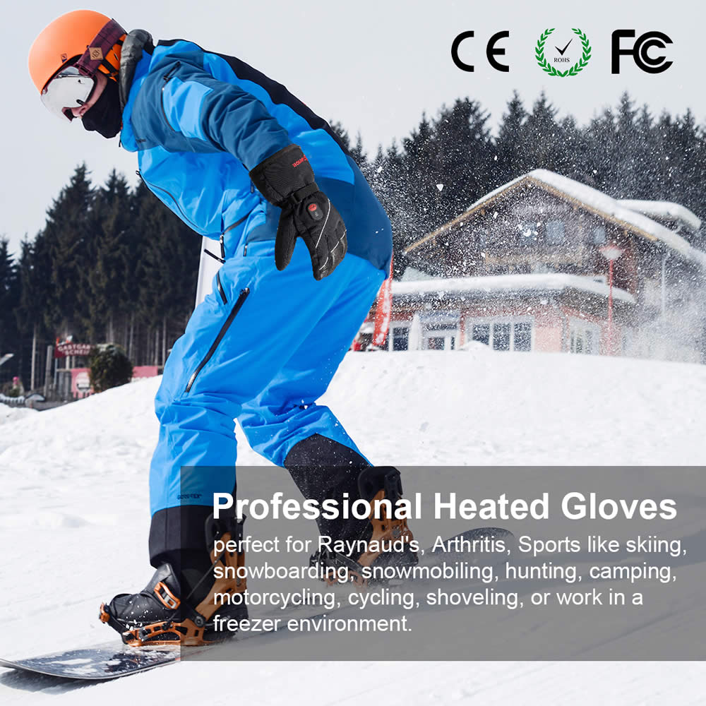 Five Finger Skiing gloves | Goat Leather gloves S01