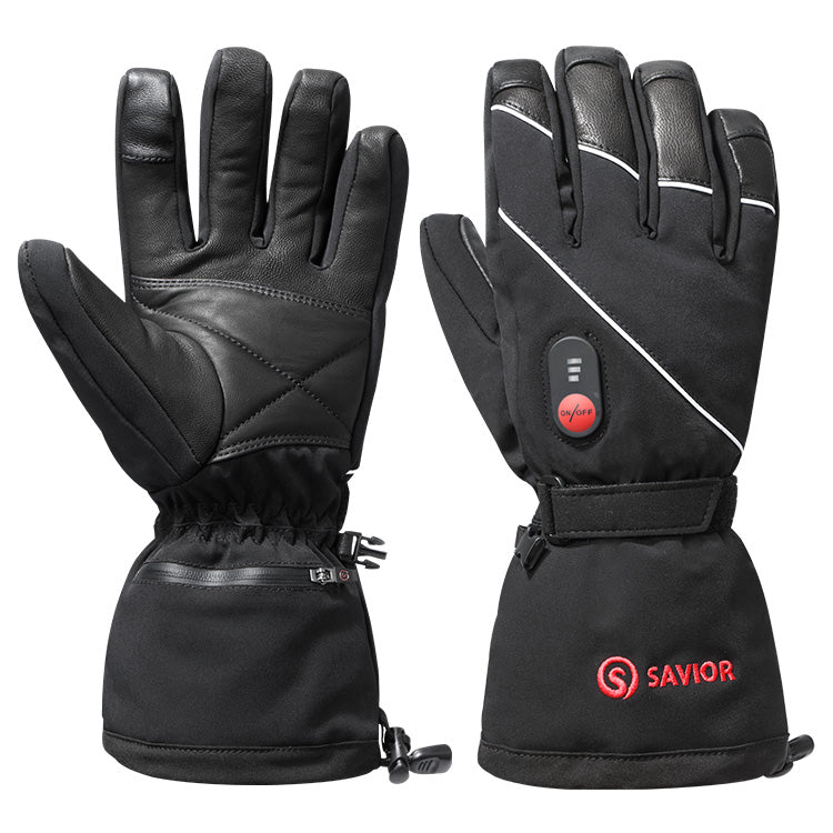 Five Finger Skiing gloves | Goat Leather gloves S01