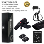 Skiig Gloves,Water Resistant Gloves | Heated Gloves SHGS66E