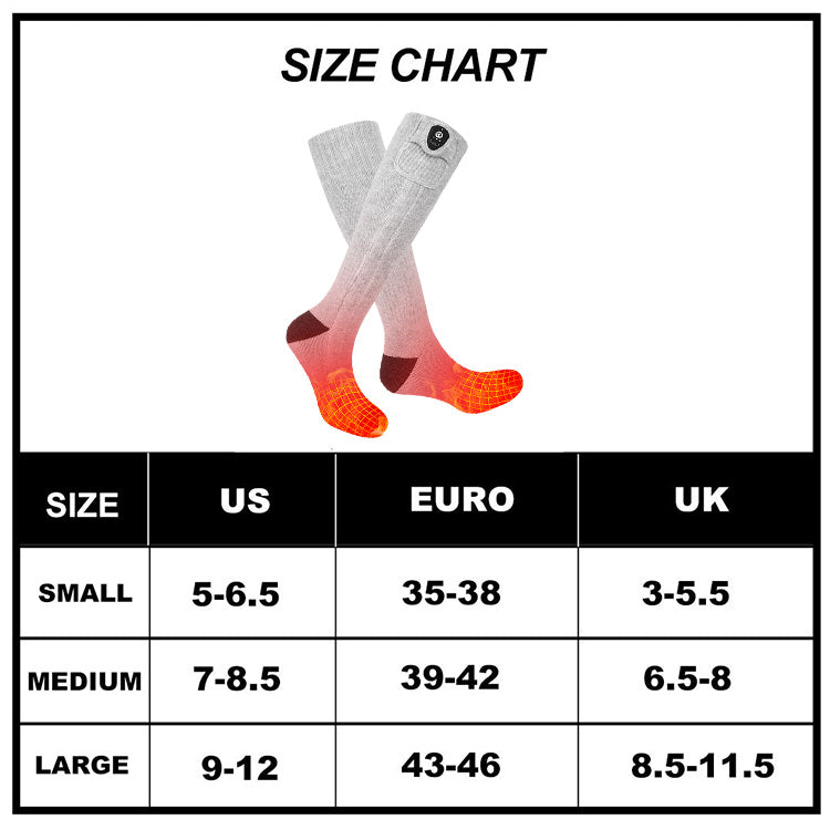 Skiing Socks,camping   Socks - Heated Socks | Smart Socks | Heated Gloves  SS01G